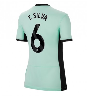 Chelsea Thiago Silva #6 Tredjetröja Dam 2023-24 Kortärmad